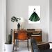 East Urban Home 'Grand Entrance' Print on Canvas Canvas, Cotton in Black/Blue/Green | 12 H x 8 W x 0.75 D in | Wayfair URBH6965 38301070