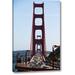 Ebern Designs Golden Gate III by Bob Stefko - Wrapped Canvas Photograph Print Canvas in Blue/Brown/Red | 16 H x 10 W x 1.5 D in | Wayfair