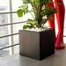 Vondom Cubo Resin Pot Planter Resin/Plastic in Black | 19.75 H x 19.75 W x 19.75 D in | Wayfair 41350-BLACK