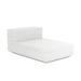 Vondom Vela - Armless Chaise Lounge - Lacquered Plastic in White | 28.25 H x 39.25 W x 63 D in | Outdoor Furniture | Wayfair 54028F-WHITE