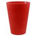 Vondom Cono Resin Pot Planter Resin/Plastic in Red | 31.5 H x 15.75 W x 15.75 D in | Wayfair 40540R-RED