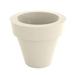 Vondom Maceta - Resin Pot Planter - Lacquered - Self- Watering Plastic in Brown | 40.75 H x 47.25 W x 47.25 D in | Wayfair 40112F-ECRU