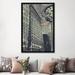 East Urban Home 175 Fifth Avenue Graphic Art on Wrapped Canvas in Black/Gray/Green | 12 H x 8 W x 0.75 D in | Wayfair USSC7427 33589187