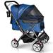 WONDERFOLD Folding Standard Stroller in Gray/Blue | 31 H x 19 W x 9 D in | Wayfair P1-MNBLU