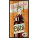 Global Gallery 'Delicious ' by Skip Teller Framed Vintage Advertisement on Canvas in Green/Orange/Red | 24 H x 12 W x 1.5 D in | Wayfair