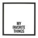 Wrought Studio™ My Favorite Things Wall Mounted Magnetic Board Manufactured Wood/Metal in Black/Brown | 8 H x 8 W x 2 D in | Wayfair