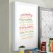 Wrought Studio™ Eat Healthy Serve Wall Mounted Magnetic Board Manufactured Wood/Metal in Brown/White | 10 H x 7 W x 2 D in | Wayfair