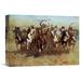 Global Gallery 'Victory Dance' by Frederic Remington Painting Print on Wrapped Canvas Canvas | 12 H x 16 W x 1.5 D in | Wayfair GCS-133276-1216-142