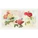 Global Gallery 'Redoute's Roses 2.0' Framed Graphic Art Print Canvas in Green/Red | 14 H x 26 W x 1.5 D in | Wayfair GCF-465854-1224-245