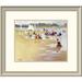 Global Gallery 'Bathers' by Edward Henry Potthast Framed Painting Print Paper | 21 H x 24 W x 1.5 D in | Wayfair DPF-268409-16-335