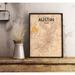 Wrought Studio™ 'Austin City Map' Graphic Art Paper in Orange | 17 H x 11 W x 0.05 D in | Wayfair VRKG7441 43629546