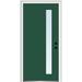 Verona Home Design 1-Lite Spotlight Fiberglass Painted Prehung Front Entry Door Fiberglass | 80 H x 1.75 D in | Wayfair ZZ348669R