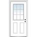 Verona Home Design Internal Grilles Primed Steel Prehung Front Entry Doors Metal | 81.75 H x 30 W x 4.56 D in | Wayfair ZZ365504L