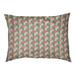 Tucker Murphy Pet™ Chen Skyscrapers Pattern Indoor Dog Pillow Polyester/Fleece in Red/Green/White | 7 H x 35 W x 36 D in | Wayfair