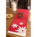 The Holiday Aisle® Sandidge Christmas Table Runner Polyester in Gray/Red/White | 13 D in | Wayfair XD158281372