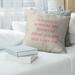 East Urban Home Stay Hungry Quote Linen Pillow Cover Linen in Red/White | 26 H x 26 W x 0.5 D in | Wayfair 01EBB42CA54A4866BEF7AEE457DCD510