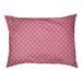 Tucker Murphy Pet™ Campion Geometric Outdoor Dog Pillow Polyester in Pink | 9.5 H x 29.5 W x 17 D in | Wayfair F33488CCD8C2407BBA789C6F16F44FE7