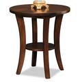 Ophelia & Co. Boa Solid Wood Round Side Table Wood in Brown | 24 H x 22 W x 22 D in | Wayfair 10302