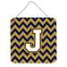 East Urban Home Chevron Wall Décor Metal in Blue/Yellow | 6 H x 6 W x 0.03 D in | Wayfair 49D3A500F2EC490BAC3755B796950D61