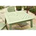 Latitude Run® Boganville Wood Dining Table Wood in Blue | 29.5 H x 48 W x 43 D in | Outdoor Dining | Wayfair 25CA0653640D4191A84B748390C2D226