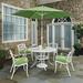 Saoirse 7 Piece Outdoor Dining Set w/ Cushion Metal Laurel Foundry Modern Farmhouse® | 29 H x 48 W x 48 D in | Wayfair