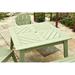 Latitude Run® Boganville Wood Dining Table Wood in Green | 29.5 H x 48 W x 43 D in | Outdoor Dining | Wayfair 07F2F4E786234777A0EF307B2104FCD4