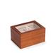 Winston Porter Watch box Fabric in Brown | 3.25 H x 6 W x 4.5 D in | Wayfair 926E52208D4641FFBB9B7282FDE78ED5