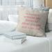 East Urban Home Stay Hungry Quote Linen Pillow Cover Linen in Red/White | 20 H x 20 W x 0.5 D in | Wayfair 6DFC35A8C1704E9B8843AE39AA817235