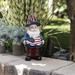 August Grove® Varnell Gnome Statue Resin/Plastic in Blue/Red/White | 12 H x 5 W x 5 D in | Wayfair B95496D76CF044ACA2AB6049FA92E3D5