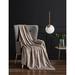 Union Rustic Feldt Luxury Brushed Textured Throw Polyester in Gray/Brown | 50 W in | Wayfair 367F0342BB014A8FA3303D5D0E35DC91