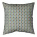 Latitude Run® Avicia Retro Diamonds Square Pillow Cover & Insert Polyester/Polyfill in Green/Brown | 26 H x 9.5 D in | Wayfair