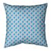 Latitude Run® Avicia Retro Diamonds Square Pillow Cover & Insert Polyester/Polyfill in Blue | 20 H x 3 D in | Wayfair