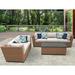 Lark Manor™ Ambroselli 3 Piece Rattan Sofa Seating Group w/ Cushions Synthetic Wicker/All - Weather Wicker/Wicker/Rattan in Brown | Outdoor Furniture | Wayfair