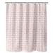 Wade Logan® Asad Geometric Single Shower Curtain Polyester in Pink/Gray | 72 H x 70 W in | Wayfair 691B26491FA44EF58D832AEB8AF2E65C