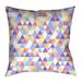 Latitude Run® Avicia Geometric Throw Pillow Polyester/Polyfill blend in Pink | 28 H x 28 W x 9.5 D in | Wayfair C4E46421C6BA4B02A4DDD801E3E5CA2D