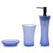 Latitude Run® Sparland 3-Piece Bathroom Accessory Set Stone, Wood in Blue | Wayfair Gedy AU200-05