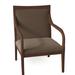 Armchair - Fairfield Chair Gilbert 25" Wide Armchair Wood in Gray/White/Brown | 36 H x 25 W x 26.5 D in | Wayfair 6006-01_3157 73_Walnut