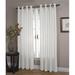 Latitude Run® Swadlincote Solid Room Darkening Grommet Single Curtain Panel Polyester/Linen in White | 63 H in | Wayfair 04600-79-063-01