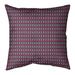 Latitude Run® Avicia Diamonds Square Pillow Cover & Insert Polyester/Polyfill in Pink | 26 H x 26 W x 9.5 D in | Wayfair