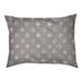 Tucker Murphy Pet™ Chenault Moon Phases Indoor Dog Pillow Polyester/Fleece in White/Black | 7 H x 50 W x 36 D in | Wayfair