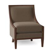 Accent Chair - Fairfield Chair Foley 27" Wide Parsons Chair, Wood in White/Brown | 37 H x 27 W x 31.5 D in | Wayfair 6023-01_9508 05_Walnut