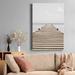 Rosecliff Heights Neutral Skies - Wrapped Canvas Photograph Print Canvas in Brown/Gray | 12 H x 8 W x 1 D in | Wayfair