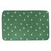 Ebern Designs Leffel Bunny Rabbit Rectangle Non-Slip Bath Rug Memory Foam in Green | 19 W x 26 D in | Wayfair 870785EDD08C461C80941C6E2A62593F