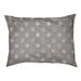 Tucker Murphy Pet™ Chenault Moon Phases Indoor Dog Pillow Polyester/Fleece in Gray/White/Yellow | 6 H x 28 W in | Wayfair