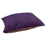 Tucker Murphy Pet™ Campion Reverse Ombre Geometric Cat Bed Designer Pillow Fleece, Polyester in Pink/Green | 17 H x 42 W x 52 D in | Wayfair