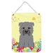 The Holiday Aisle® Easter Eggs Pug Hanging Prints Wall Décor Metal in Gray/Yellow | 12 H x 16 W x 0.03 D in | Wayfair