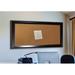 Lark Manor™ Linlin Wall Mounted Bulletin Board Wood/Cork in Black/Brown | 24 H x 25 W in | Wayfair C08/18-18