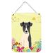 The Holiday Aisle® Easter Eggs Pug Hanging Prints Wall Décor Metal in Gray/Yellow | 12 H x 16 W x 0.03 D in | Wayfair