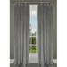 Winston Porter Elin Solid Room Darkening Thermal Pinch Pleat Single Curtain Panel Polyester/Velvet in Gray | 95 H in | Wayfair