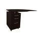 Safco Products Company Medina Series 29.5" H x 63" W Left Desk Return Manufactured Wood in Brown | 29.5 H x 63 W x 24 D in | Wayfair MNRTPLLDC